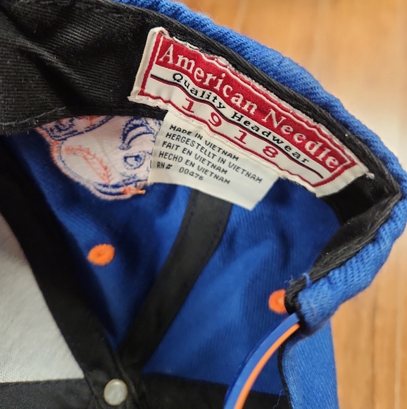 American Needle New York Mets Hat Snapback Cap Mr. Met Copperstown Collection - Picture 5 of 5